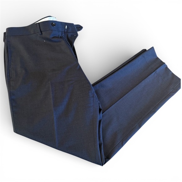 Brooks Brothers 1818 Traditional Men's Dress Pants Navy W40 L32 - small hole - Picture 2 of 8